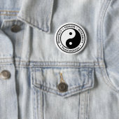 Badge Rond 5 Cm Intégrité le Taekwondo d'honneur de respect (En situation)