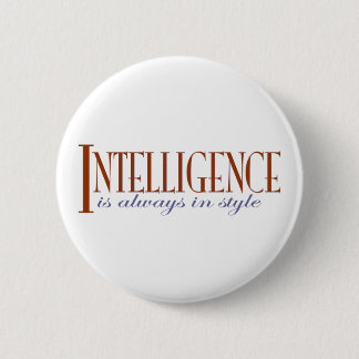 Badge Rond 5 Cm Intelligence