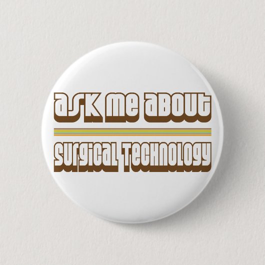 Badge Rond 5 Cm Interrogez-moi au sujet de la technologie (Devant)