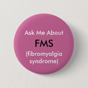 Badge Rond 5 Cm Interrogez-moi au sujet du FMS - bouton