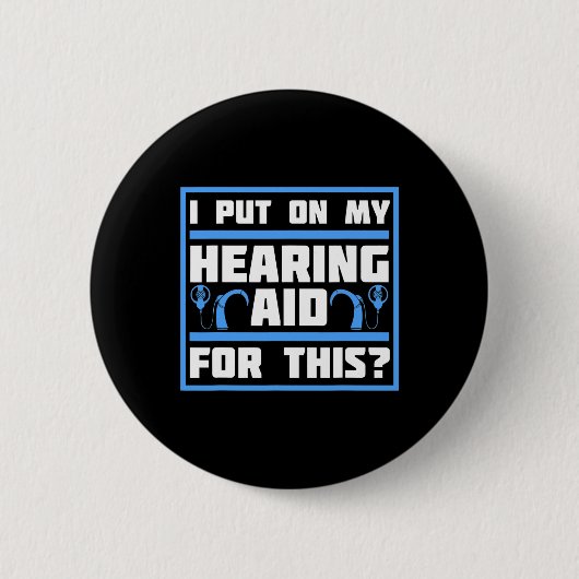 Badge Rond 5 Cm Intervention de sensibilisation Implant de l'aide  (Devant)