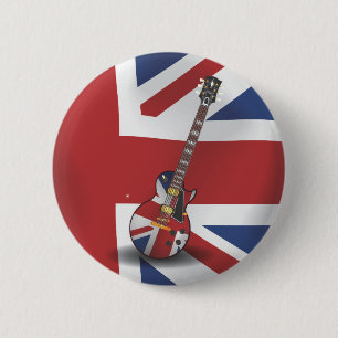 Badge Rond 5 Cm Invasion britannique