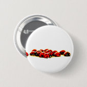 Badge Rond 5 Cm invasion de coccinelle (Devant & derrière)