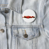 Badge Rond 5 Cm invasion de coccinelle (En situation)