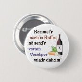 Badge Rond 5 Cm Invitation cygne (Devant & derrière)