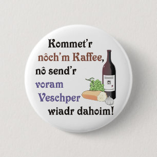 Badge Rond 5 Cm Invitation cygne