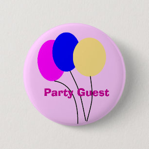 Badge Rond 5 Cm Invité de la fête