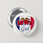 Badge Rond 5 Cm Iowa (Devant & derrière)