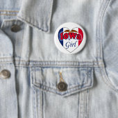 Badge Rond 5 Cm Iowa (En situation)