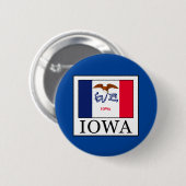 Badge Rond 5 Cm Iowa (Devant & derrière)