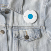 Badge Rond 5 Cm iPod (r) roue de clic (En situation)
