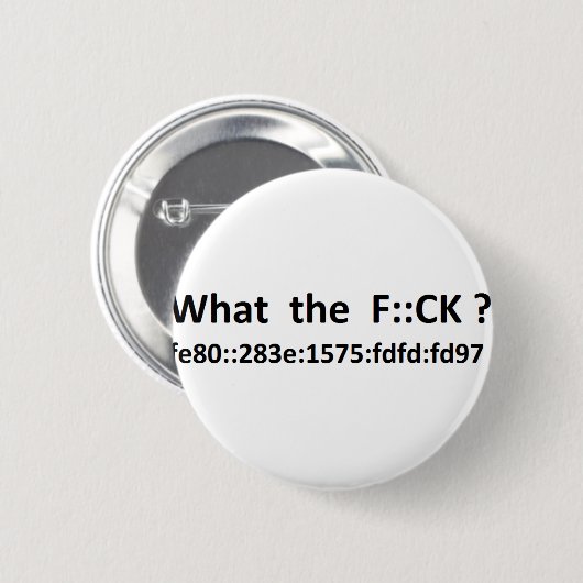 Badge Rond 5 Cm ipv6 (Devant & derrière)