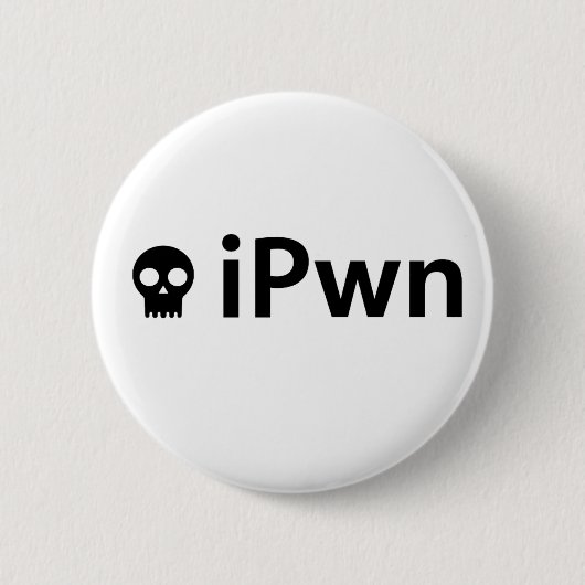 Badge Rond 5 Cm ipwnblk (Devant)
