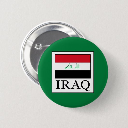 Badge Rond 5 Cm Irak (Devant & derrière)