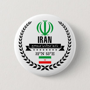 Badge Rond 5 Cm Iran