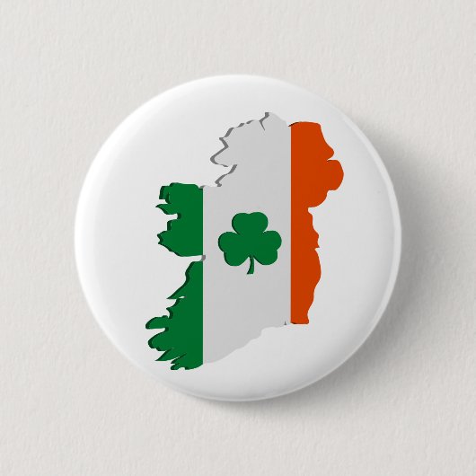 Badge Rond 5 Cm Ireland map (Devant)