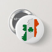 Badge Rond 5 Cm Ireland map (Devant & derrière)