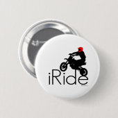 Badge Rond 5 Cm iride (Devant & derrière)