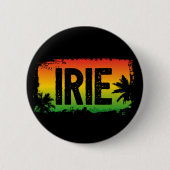 Badge Rond 5 Cm IRIE Jamaican Patwah (Devant)