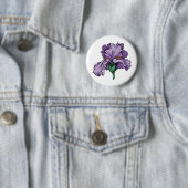 Badge Rond 5 Cm Iris (En situation)