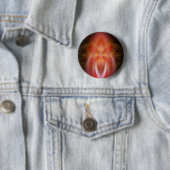Badge Rond 5 Cm Iris sauvage (En situation)