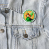 Badge Rond 5 Cm Irish Fairy (En situation)