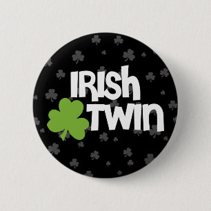 Badge Rond 5 Cm Irish Twin