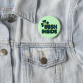 Badge Rond 5 Cm Irlandais (En situation)
