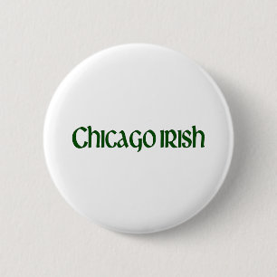 Badge Rond 5 Cm Irlandais de Chicago