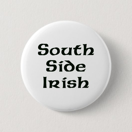 Badge Rond 5 Cm Irlandais de côté sud (Devant)