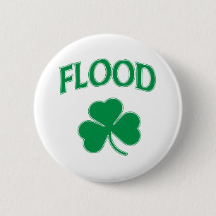 Badge Rond 5 Cm Irlandais d'inondation