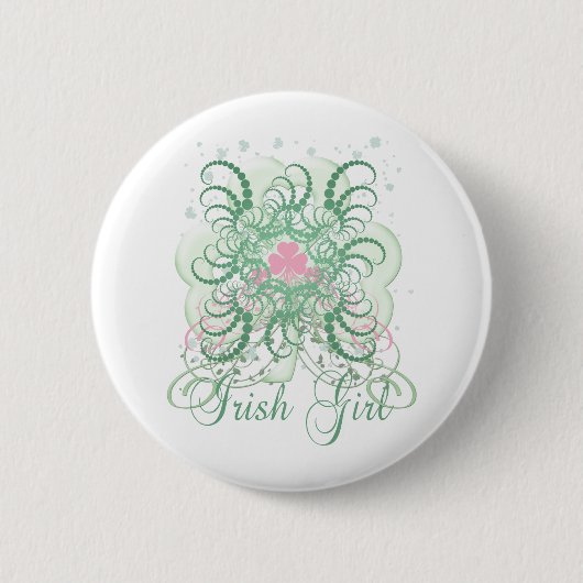 Badge Rond 5 Cm Irlandaise fille 2 (Devant)