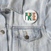 Badge Rond 5 Cm Irlande libre (En situation)