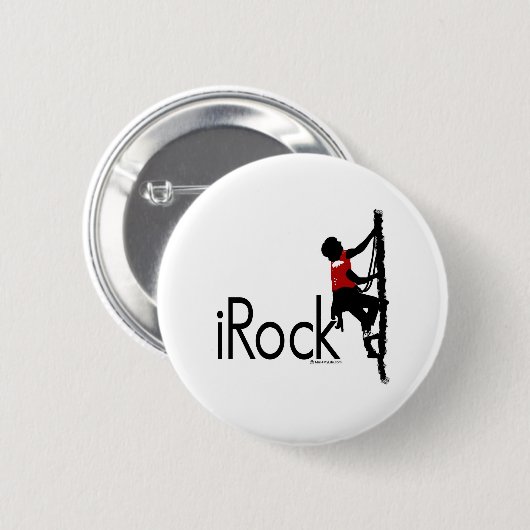 Badge Rond 5 Cm irock (Devant & derrière)