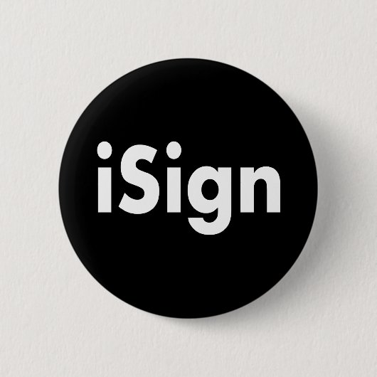 Badge Rond 5 Cm iSign (Devant)