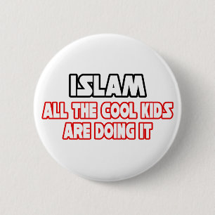 Badge Rond 5 Cm Islam...Enfants Cool
