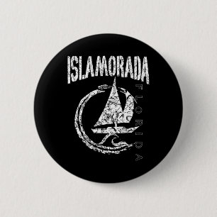 Badge Rond 5 Cm Islamorada Floride Souvenir