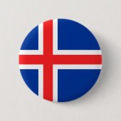 Badge Rond 5 Cm Islande (Devant)
