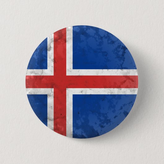 Badge Rond 5 Cm Islande (Devant)