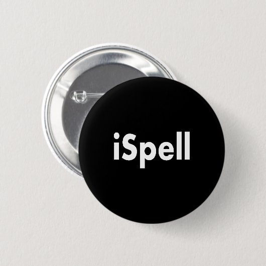 Badge Rond 5 Cm iSpell (Devant & derrière)