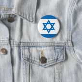 Badge Rond 5 Cm Israël (En situation)