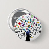 Badge Rond 5 Cm Israël (Devant & derrière)