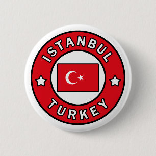 Badge Rond 5 Cm Istanbul Turquie