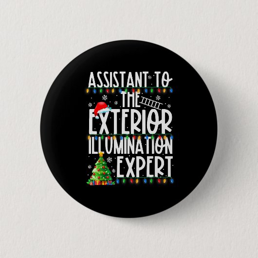 Badge Rond 5 Cm Istant To Exterior Illumination Expert Christmas L (Devant)