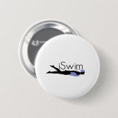 Badge Rond 5 Cm iswim - femelle (Devant & derrière)