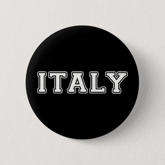 Badge Rond 5 Cm Italie (Devant)