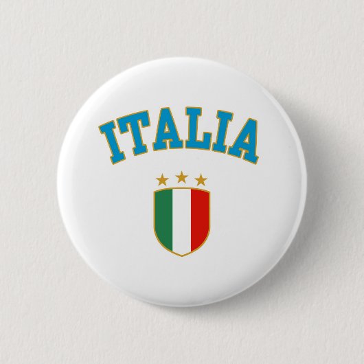Badge Rond 5 Cm Italie (Devant)