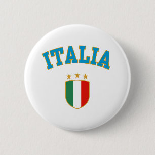 Badge Rond 5 Cm Italie