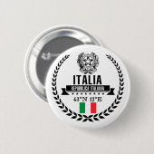 Badge Rond 5 Cm Italie (Devant & derrière)