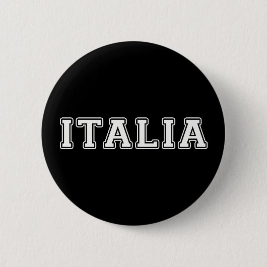 Badge Rond 5 Cm Italie (Devant)